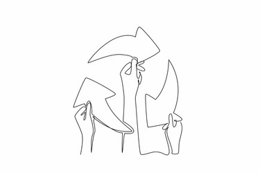 Continuous one line drawing three overlapping Vector Image