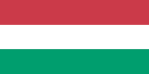 hungarian flag vector