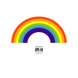 Cartoon rainbow Royalty Free Vector Image - VectorStock