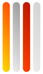 banner button bar shapes with blank empty space vector image