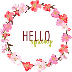 elegant floral collection with isolated flowers Vector Image