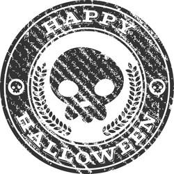 Grunge skull rubber stamps Royalty Free Vector Image