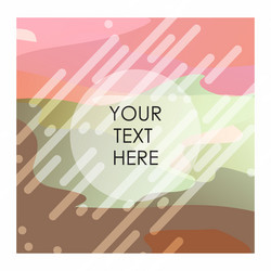 colorful background with typography Vector Image