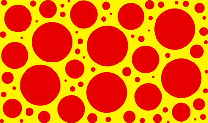 pop art polka dot circles dotted random pattern vector image