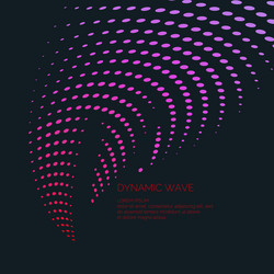 abstract background with a colored dynamic vector image