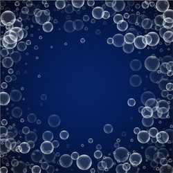 random soap bubbles abstract background blowing b vector image