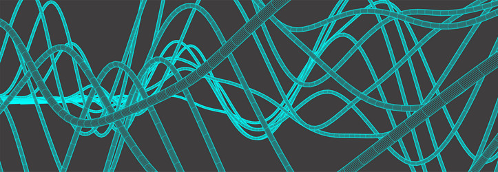 abstract background with a wireframe dynamic vector image
