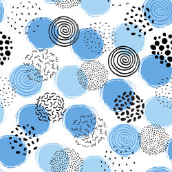Geometric Circle Pattern - Abstract vector image