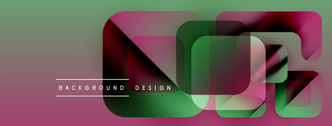 abstract geometric shapes overlap creating vector image