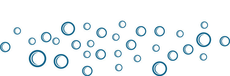 Bubbles water icon Royalty Free Vector Image - VectorStock