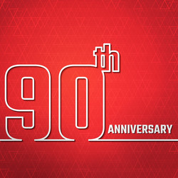 Anniversary outline bg vector