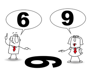 Different points of view Royalty Free Vector Image