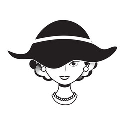 Old lady Royalty Free Vector Image - VectorStock