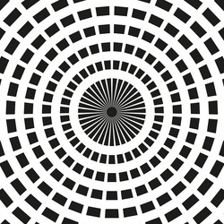 geometric pattern circular optical abstract vector image