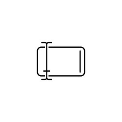 abstract input icon for editing and altering text vector image