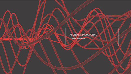 abstract background with a wireframe dynamic vector image