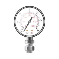 Pipe pressure gauge set Royalty Free Vector Image