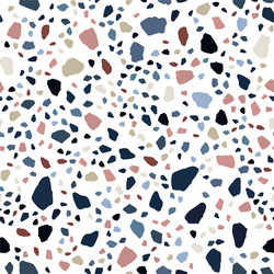 Terrazzo flooring seamless pattern Royalty Free Vector Image