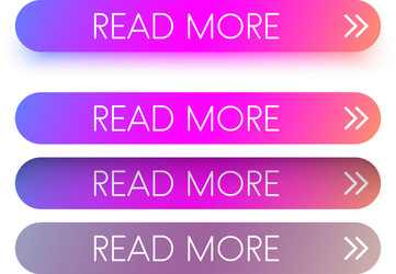 pink spectrum read more web buttons isolated vector