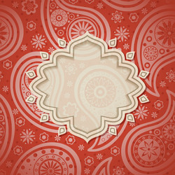Indian frame Royalty Free Vector Image - VectorStock