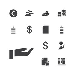 Stack icons vector