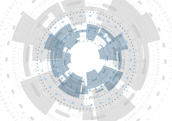 tech gears with binary code background vector