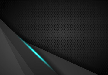 dark abstract background with overlap layers vector image