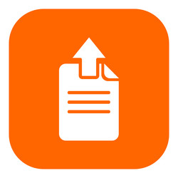 document upload and app icon vector image