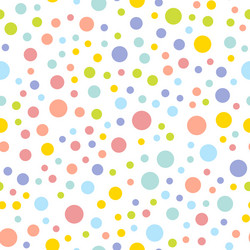 Seamless texture with random colorful circles vector