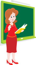 school teacher vector