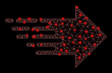 Flare mesh 2d express right movement with vector