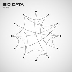 big data visualization algorithms with arc vector image