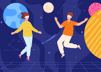 digital metaverse meta universe alternate 3d vector image