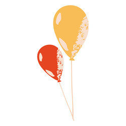 Balloon in cartoon style bunch of balloons Vector Image