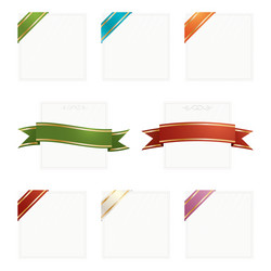 Ribbons set Royalty Free Vector Image - VectorStock