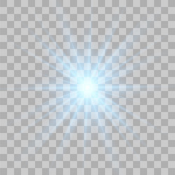 Blue glowing light burst explosion Royalty Free Vector Image