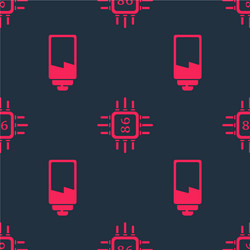 Set battery charge level indicator and processor vector