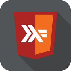 web development shield sign - programming vector image