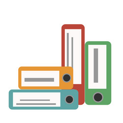 Document Organization & Filing Vector Image
