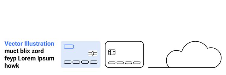 modern cloud computing icons with networking vector image