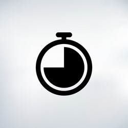 45 seconds countdown timer icon set time interval vector image