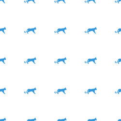 Panther icon pattern seamless white background vector