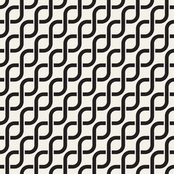 Geometric Line Tiling Pattern vector image