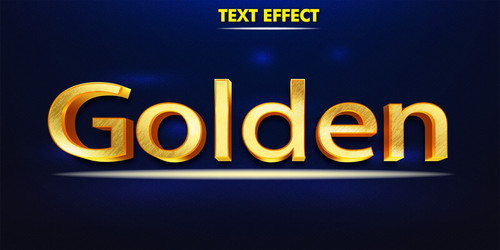 modern poster design template 3d text effect mock vector image