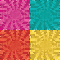 set of colorful abstract triangle backgrounds vector