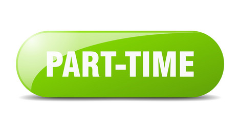 part-time button sign key push vector image