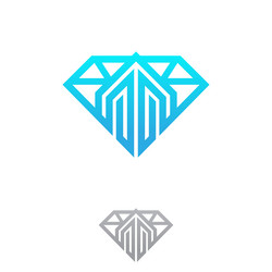 Building logo concept design shaped diamond vector
