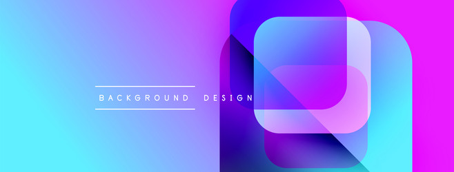 abstract gradient background overlapping squares vector image