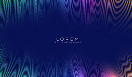 simple background with color abstract wave vector image