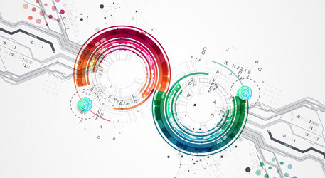 abstract background with plexus effect scientific vector image